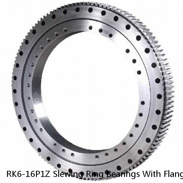 RK6-16P1Z Slewing Ring Bearings With Flange 11.97*20.39*2.205''